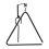 Village Wrought Iron TC-S Triangle Chime 1