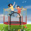 5FT Kid Trampoline Exercise Jumping Bed Round W/Safety Enclosure Pad 3