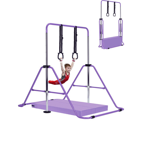 (8?purule) Kid Gymnastics Bar Training Kip Bar With Grips