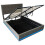 Ottoman 4ft6 Double Bed with LED Lighting, PU Leather, Grey 8