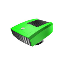 (Green, 24V) Portable Car Heater 12V-24V 180W Fast Heating Fan 360 Degree Rotary Winter Defroster Air Purification