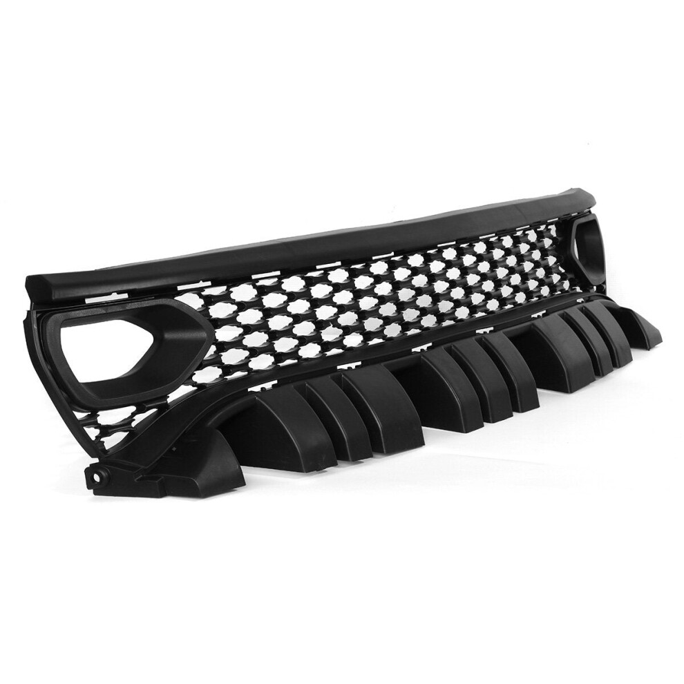 Upper Grille With Bezels Dual Inlets For Dodge Charger Srt Scat Pack Black 4250937559331