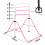 (pink * rings) Gymnastics Kids Bars Horizontal Training Kip Bar 5