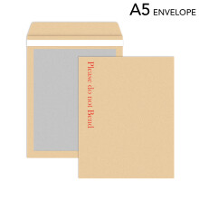 (A5) 20Pcs Envelopes Self-Seal iSOUL 324mm x 229mm Manilla Hard Board Backed Envelopes Do Not Bend Envelope