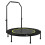(Black&Yellow) Foldable Fitness Trampoline Rebounder Exercise 1
