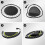 (Black&Yellow) Foldable Fitness Trampoline Rebounder Exercise 4