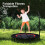 (Black&Red) Foldable Fitness Trampoline Rebounder Exercise 3
