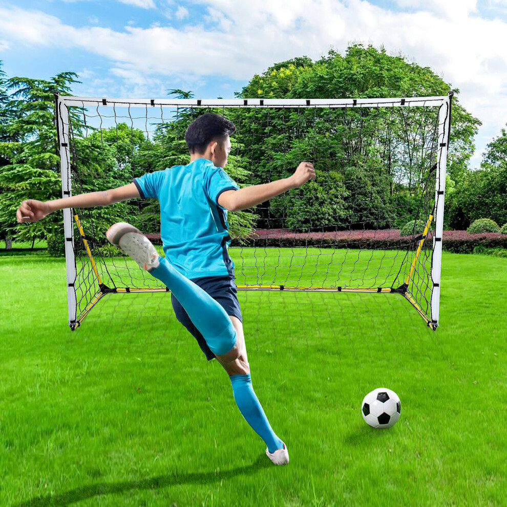 8ft x 5ft Pop Up Football Goals PORTABLE TRAINING Garden Goals
