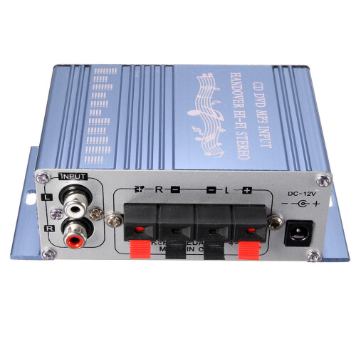 (Red) Mini 2 Channel DC 12V Car Power LED Light Amplifier 1