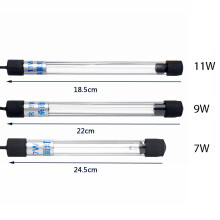 (7W) European Standard Round Insert 220V 5W-13W Aquarium Light UV Germicidal Lamp AGermicidal Lamp Submersible Sterilization Lamp