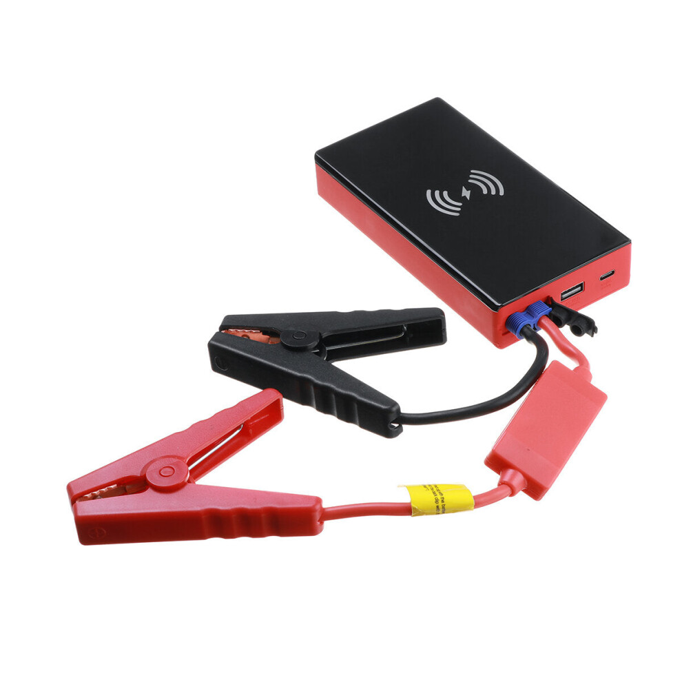 600A 20000Mah Portable Car Jump Starter Wireless Fast Charging Power Bank With Lcd Screen Led Flashlight Safety Hammer 4250937592116
