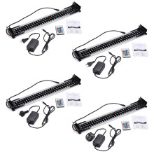 (AU Plug) 55-60cm Aquarium tank light RGB 15W 5050 90smd With remote control Retractable new 58cm long Suitable