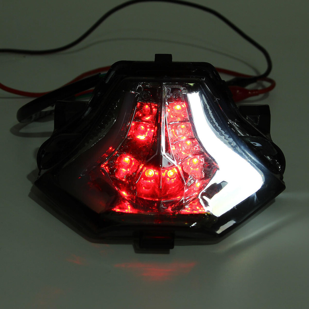 () Integrated Rear Tail Turn Signal For Yamaha Yzf R25 R3 Mt07 2015-2016 White/Light 4962949999554