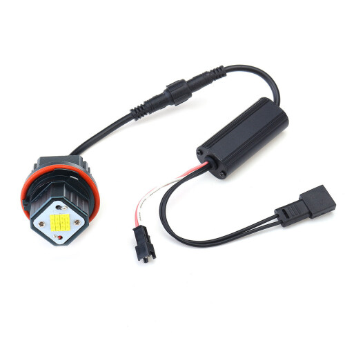2Pcs 80W Error Free LED Angel Eyes Marker Halo Ring Light For BMW E39 E53 E60 E65 1