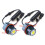 2Pcs 80W Error Free LED Angel Eyes Marker Halo Ring Light For BMW E39 E53 E60 E65 5