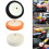 (Black) M14 150mm Car Buffing Polishing Sponge Head Pad Mop Thread Compounding 6