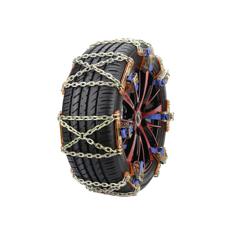 (215-285mm) Anti-skid Chain Wear-resistant Steel Vehicle Snow Chains For Ice/Snow/Mud Road Safe