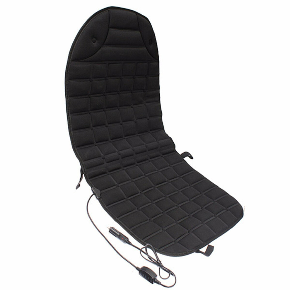 12V Car Heater Seat Heated Cushion Cover Warmer Universal Black 1138392338896