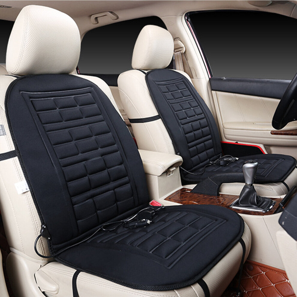 12V Auto Car Heated Front Seat Cushion Cover Heating Heater Warmer Pad Winter 1138392338926