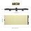60cm Car Retractable Rear Window Sun Shade Block Visor Folding Auto Windshield Cover 6
