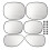 (Mesh Fabric - 5 Pcs) Sun Shade Visor Folding Windshield Block Cover Protector for Car Front Window 3