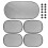 (Mesh Fabric - 5 Pcs) Sun Shade Visor Folding Windshield Block Cover Protector for Car Front Window 4