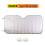 (Mesh Fabric - 5 Pcs) Sun Shade Visor Folding Windshield Block Cover Protector for Car Front Window 6