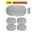 (Mesh Fabric - 5 Pcs) Sun Shade Visor Folding Windshield Block Cover Protector for Car Front Window 1