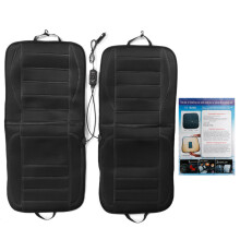 (Stripe) Thickening Heated Car Seat Heater Cushion Chair Heater Heating Mat 60C Warmer Cover Pad 96W 12V 2 PCS