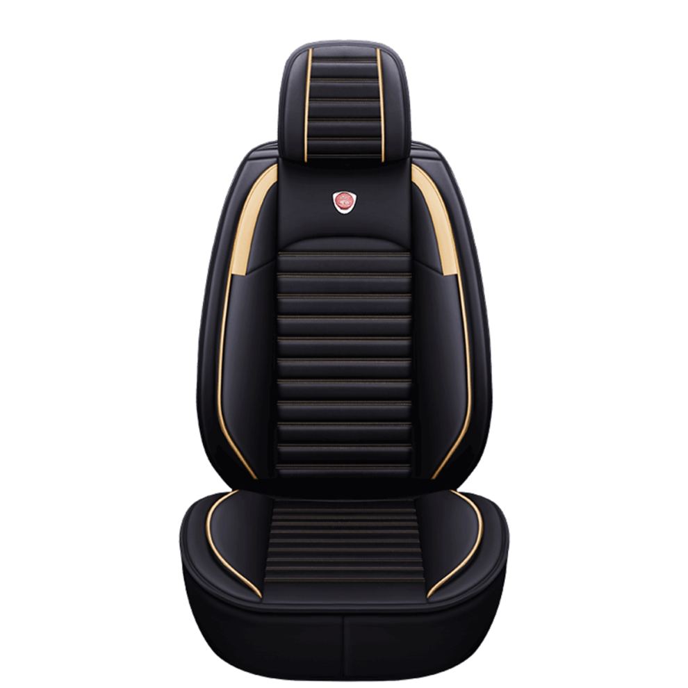( Beige) 1Pcs Auto Car Front Seat Cover Vehicle Front Seat Cushion Protector Pu Leather Black/Beige 1138392354728