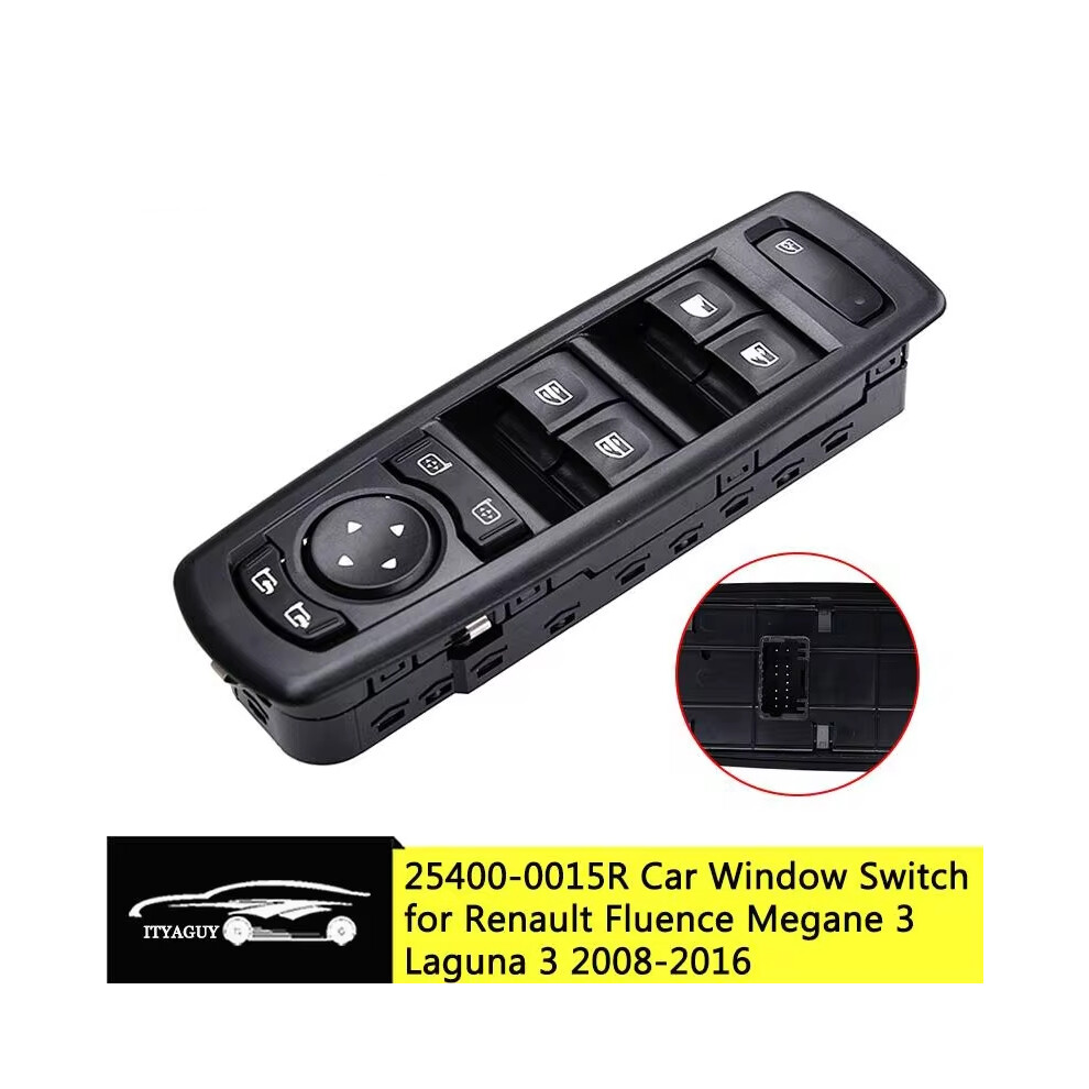254000015R 25400-0015R Left Driver Electric Power Window Switch For Renault Fluence Megane 3 Laguna 3 2008-2016 Car Accessories 6915038978341