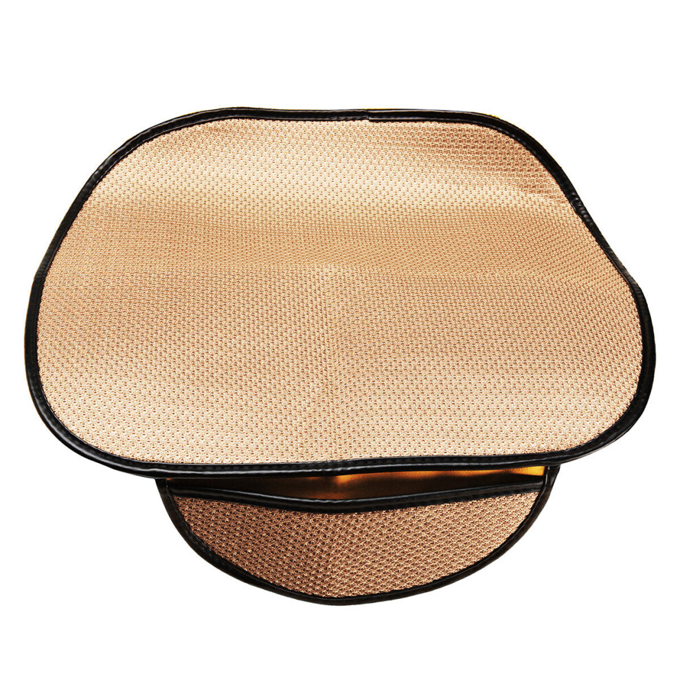 (Beige) Front Ice Silk Multicolor Seat Cushion General Automobile Four Seasons Beige 1138392355046