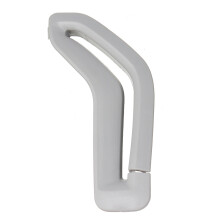 (Grey, Left) Left / Right Front Selector Gate Seat Belt Trim Cover 39885877 39885875 For Volvo S60 S80 V70 XC90