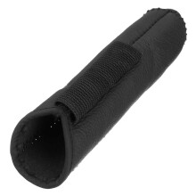 (All Black) Genuine Leather Car Handbrake Cover Hand Brake Protective Sleeve Anti-slip for Honda Civic/ Accord