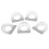 Motorcycle Foot Pedal Peg Mount Screw Kit 6