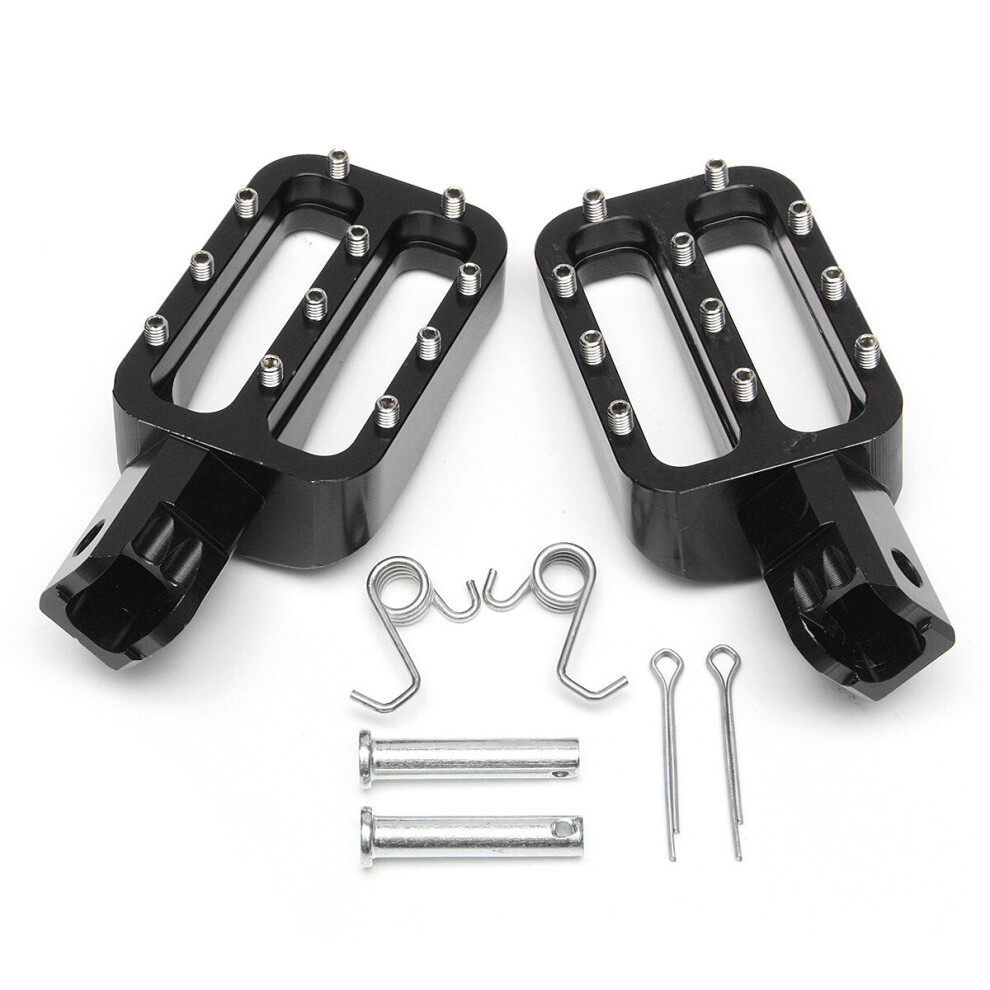 (Black) Foot Pegs For Pit Dirt Bike Chinese 50cc-160cc CRF XR KLX TTR SSR Thumpstar