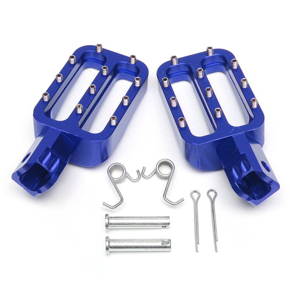 (Blue) Foot Pegs For Pit Dirt Bike Chinese 50Cc-160Cc Crf Xr Klx Ttr Ssr Thumpstar Blue 8727971664315