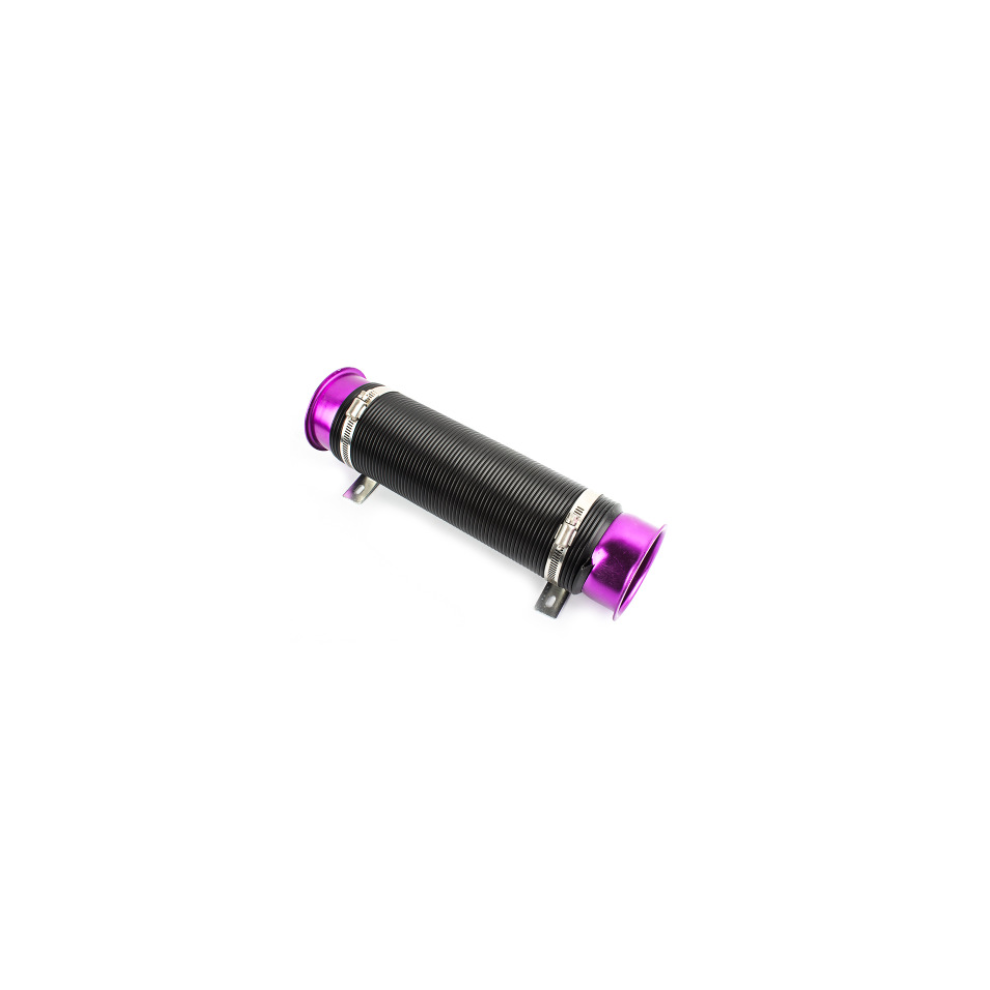 (Purple) 76Mm 1M Car Air Intake Cold Pipe Flexible Duct Feed Hose Induction Kit Filter Uk Purple 1138392350393