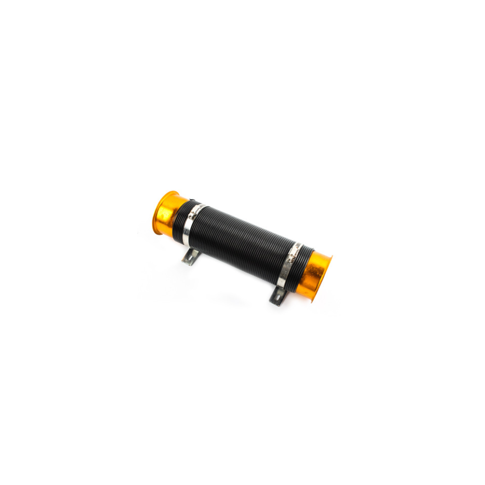 (Gold) 76Mm 1M Car Air Intake Cold Pipe Flexible Duct Feed Hose Induction Kit Filter Uk Gold 1138392350409
