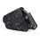 (Right) Universal Motorcycle Saddlebags Saddle Bag Black Leather 11