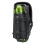 (Right) Universal Motorcycle Saddlebags Saddle Bag Black Leather 9