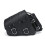 (Right) Universal Motorcycle Saddlebags Saddle Bag Black Leather 2