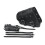(Right) Universal Motorcycle Saddlebags Saddle Bag Black Leather 3