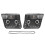 (Black) Pair PU Leather Motorcycle Side Tool Bag Luggage Saddlebags Universal 8