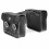 (Black) Pair PU Leather Motorcycle Side Tool Bag Luggage Saddlebags Universal 3