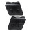 (Left) Motorcycle Saddlebags Tool Luggage Saddle Bag Black PU Leather Universal 2