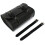 Motorcycle Saddle Leather Bag Storage Tool Pouch Black 3