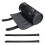 Motorcycle PU Leather Black Tool Bag Front Fork Handlebar Saddlebags Roll Barrel Style 7