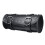 Motorcycle PU Leather Black Tool Bag Front Fork Handlebar Saddlebags Roll Barrel Style 1