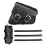 (Right) Left/Right Side Universal Motorcycle Saddlebags PU Leather Waterproof Black 4